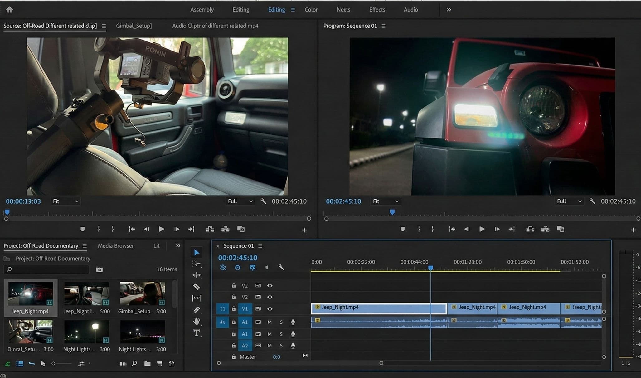 Editing